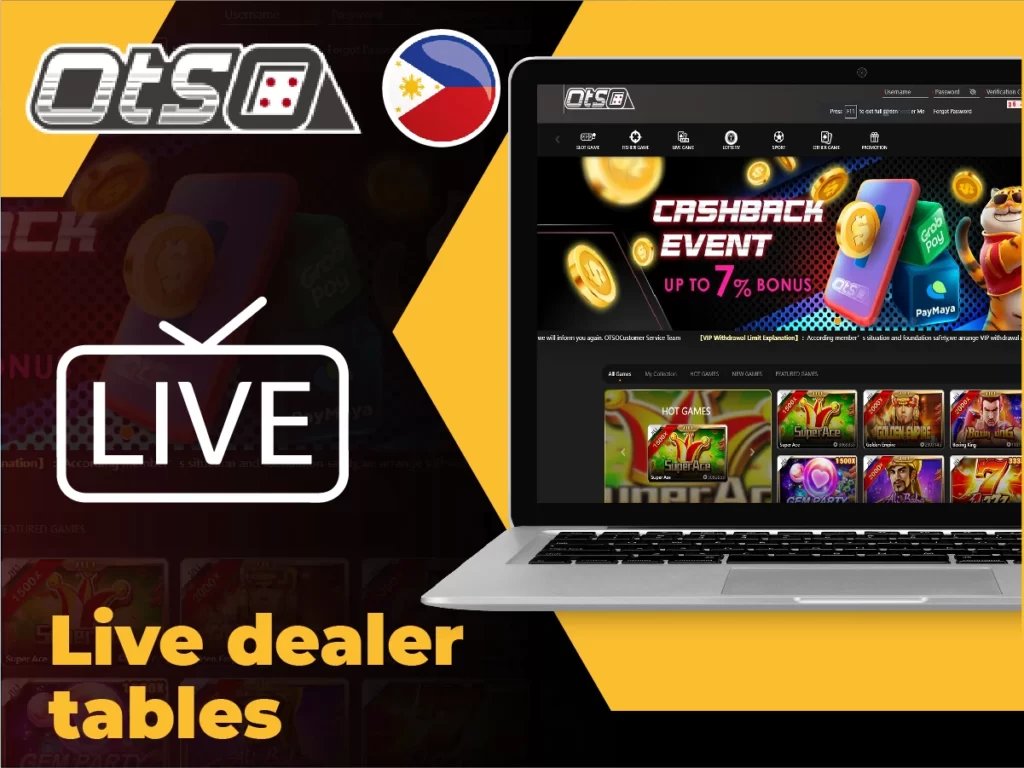 Otsobet casino table games that players can enjoy with live dealers