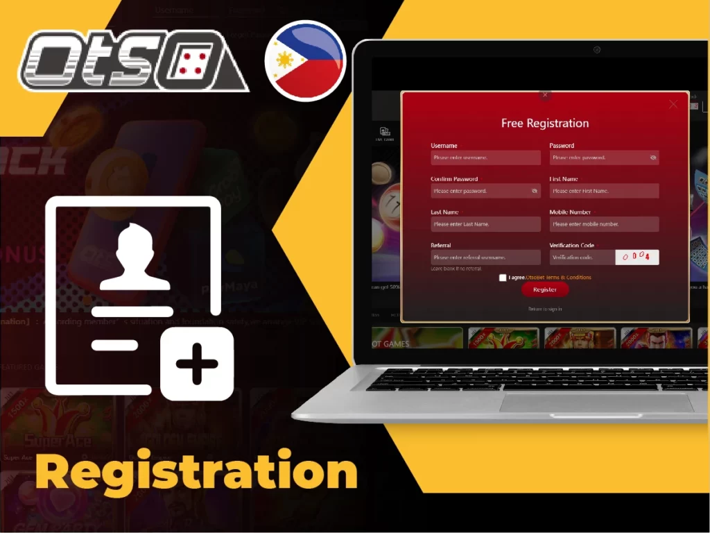 Steps to register at Otsobet casino